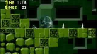 Lets Play Sonic the Hedgehog Labyrinth Zone Part 2 [upl. by Ivan]