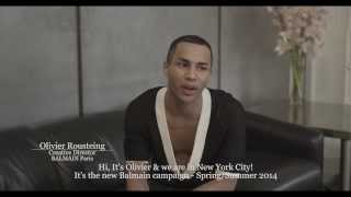 Balmain SpringSummer 2014 Behind The Scenes 1 [upl. by Aihk263]