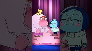 INSIDE OUT 2 Sadness x embarrassment insideout2 animationanxiety shorts Disgust cartoon cute [upl. by Suirrad]