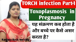 TORCH infection part 1 causes and symptoms of toxoplasmosis during pregnancy in hindi by ranjana [upl. by Juback]