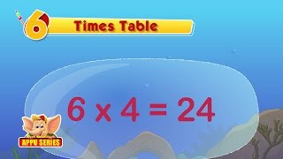 Learn Multiplication  Table 6 [upl. by Legnalos]