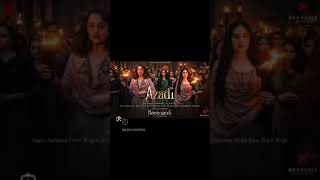 Azadi song Heera Mandi movie song viral hiramani [upl. by Annaya516]