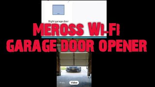 Meross Smart WiFi Garage Door Opener installation and impressions [upl. by Strephonn423]