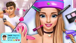 Girls Makeup 💄 Dress Up 👗 Games  Hannahs High School Love Crush  Fun Girls Makeover Games [upl. by Ajnos]