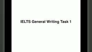 IELTSSimonWritingTask1Generalpart2 [upl. by Neelyahs]