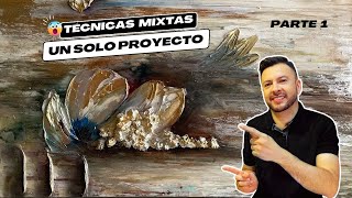 🆑 Cuadros Modernos con ESPÁTULA Acrílicos Abstractos  Parte 1 [upl. by Reema]