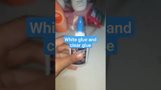 how to make slime without activator gluewhiteglue water oil babypowder slime🤯🤯🤯 [upl. by Illene]