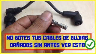 Como Reparar Cable de Bujía Dañado [upl. by Aubyn939]