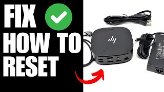 How To Reset HP Docking Station [upl. by Jorry559]