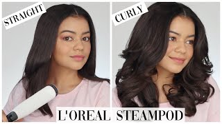 HOW TO USE THE LOREAL STEAMPOD  TIPS FOR STYLING amp BETTER RESULTS [upl. by Yatnoed180]