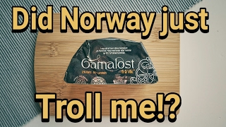 Tasting a bizarre Norwegian Cheese [upl. by Suirauqram]