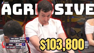 Tom Dwan Moments Playing Cashgame at Hustler Casino [upl. by Ricketts]