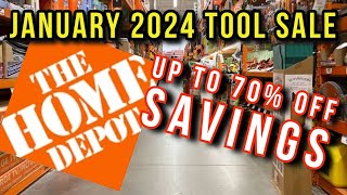 Home Depot Best Tool Deals to Buy in January 2024  Up to 70 OFF [upl. by Jutta]