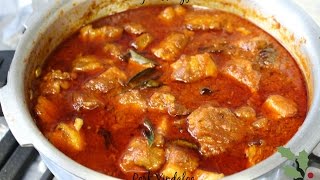 Quick and easy Pork vindaloo  Kochi style l Pressure cooker recipe [upl. by Melmon]