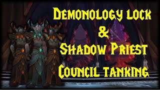 How to tank Blood Prince Council Keleseth as a Demonology Warlock amp Shadow Priest in ICC  WOTLK [upl. by Surazal]