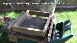 Build Your Own Dirt and Soil Sifter  Cheap and Easy [upl. by Noissap]