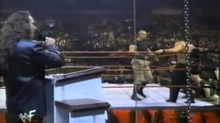 WWF Raw Is War 1998  Steve blackman Vs Recon [upl. by Dollie]