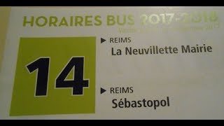 Citura La ligne 14 La Neuvillette Mairie vers Sébastopol [upl. by Firahs689]