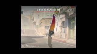 ★ Falchion Knife  Fade Factory New  CS2 Skin [upl. by Siver]