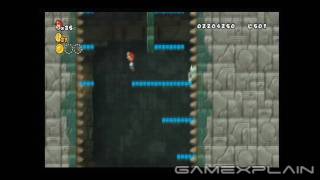 New Super Mario Bros Wii Level 5 Castle 1 Star Coins [upl. by Enalahs]