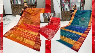 चन्देरी saree कलेक्शन  Pure Chanderi saree Collection for order 🛍️ 7000862596 youtube yt silk [upl. by Uthrop]