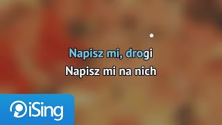 sanah i Ania Dąbrowska  „Baczyński Pisz do mnie listy” karaoke iSing [upl. by Annatnom]