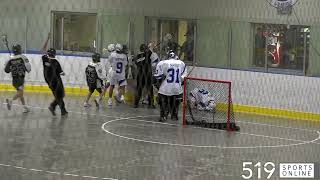 Junior C Lacrosse  Fergus Thistles vs Wilmot Wild [upl. by Reffotsirk]