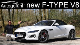 New Jaguar FTYPE Facelift FULL REVIEW 2020 F TYPE V8 Cabriolet P450 RDynamic  Autogefühl [upl. by Rramo588]