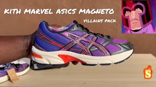 ASICS GEL1130 KITH MARVEL VILLAINS MAGNETO 2024 OFFICIAL UNBOXING REVIEW kith marvel magneto [upl. by Boarer137]