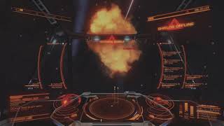 Elite Dangerous  Fighting an Expert skill level Pirate [upl. by Anyale]