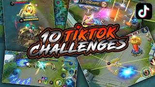 10 VIRAL TIKTOK MOBILE LEGENDS CHALLENGES  quotChallenge Acceptedquot  MLBB [upl. by Had106]