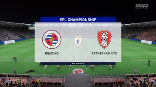 Reading vs Rotherham United 14022023 Championship FIFA 23 [upl. by Maggi]