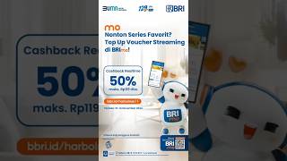 Promo spesial dari BRImo khusus kamu yang beli tiket pesawat dan voucher streaming di BRImo [upl. by Carper]