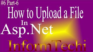 how to upload image in aspnet using c  how to save file in aspnet  fileupload control aspnet [upl. by Erlene]