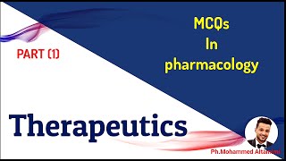 Therapeutic mcqs in pharmacology part1 [upl. by Lemert548]