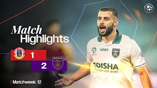 Match Highlights  East Bengal FC 12 Odisha FC  MW 12  ISL 202425 [upl. by Aynnek]