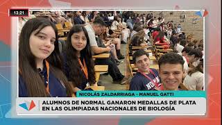 ALUMNOS DE NORMAL GANARON MEDALLAS DE PLATA EN LAS OLIMPIADAS NACIONALES DE BIOLOGÍA [upl. by Doi]