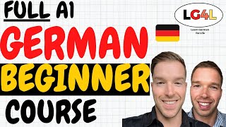 Learn German for Beginners  Full Course  German Course A1 for Beginners  Learn German for free [upl. by Carissa357]