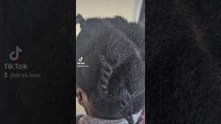 Starter locs with Interlocking method naturalhair interlockinglocs locs dreadlocks [upl. by Bonneau398]