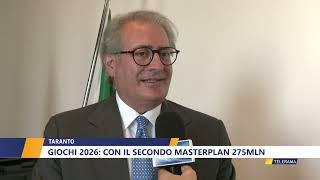 Taranto Giochi 2026 il secondo masterplan 275mln di Walter Baldacconi [upl. by Bonnie]