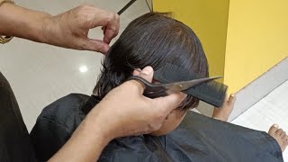 छोटी बच्ची के बालों में Baby hair cut कीस तरह से कांटेBarbie hair cutFor beginnerRoop Rang Bea [upl. by Alvera]