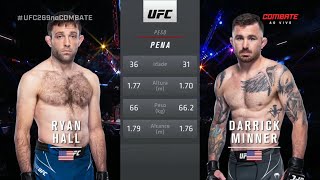 Ryan Hall vs Darrick Minner  Fullfight Highlights  UFC 269 [upl. by Sug]