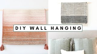 DIY wall hanging  How to hang a rug in Under 5 MIN [upl. by Adnuahsal]