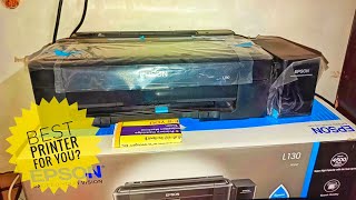 EPSON L130 SUBLIMATION PRINTER FULL REVIEW BEST FOR BUSINESS [upl. by Novled91]