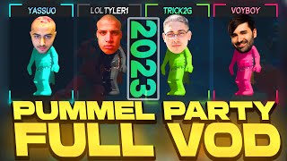 TYLER1 PLAYS PUMMEL PARTY ft Yassuo Trick2g amp Voyboy [upl. by Davidde]