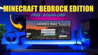 HOW TO DOWNLOAD MINECRAFT BEDROCK EDITION FOR FREE 😱 2024 [upl. by Alegnad]