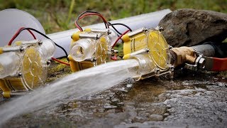 Free Energy from Stream  Micro hydro turbines  DIY [upl. by Ylas292]