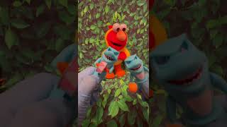 Elmo dancing chicken dance with wacky sharky trending elmo sesamestreet shortvideo satisfying [upl. by Norton286]