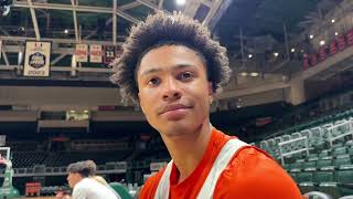 CaneSport TV Up close with Miami Hurricanes freshman guard Jalil Bethea [upl. by Conney]