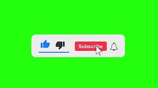 subscribe button green screen subscribe button [upl. by Dnalerb]